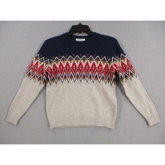 Old Navy Fair Isle Crewneck Sweater M - Picture 1 of 8